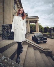 Load image into Gallery viewer, N.Peal Women&#39;s Double Breasted Cashmere Coat New Ivory White
