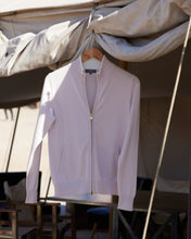 Load image into Gallery viewer, N.Peal Women&#39;s Alisa Full Zip Cashmere Cardigan Quartz Pink
