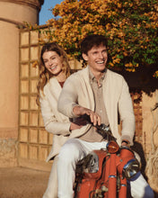 Load image into Gallery viewer, N.Peal Men&#39;s Portland Suede Jacket Ecru White
