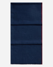Load image into Gallery viewer, N.Peal Women&#39;s Tipped Cashmere Pashmina Navy Blue
