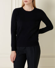 Load image into Gallery viewer, Women&#39;s Round Neck Jumper in Navy
