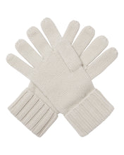 Load image into Gallery viewer, N.Peal Unisex Chunky Cashmere Gloves Snow Grey
