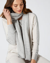 Load image into Gallery viewer, N.Peal Unisex Gauzy Small Cashmere Scarf Fumo Grey
