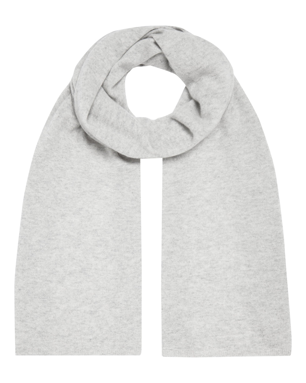 N.Peal Unisex Gauzy Small Cashmere Scarf Fumo Grey