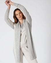 Load image into Gallery viewer, N.Peal Unisex Gauzy Small Cashmere Scarf Fumo Grey

