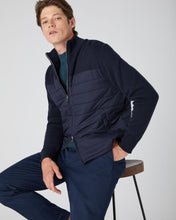 Load image into Gallery viewer, N.Peal Men&#39;s Quilted Jacket Navy Blue
