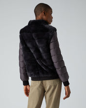 Load image into Gallery viewer, N.Peal Women&#39;s Detachable Sleeve Fur Jacket Grey
