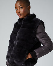 Load image into Gallery viewer, N.Peal Women&#39;s Detachable Sleeve Fur Jacket Grey
