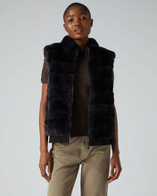 Load image into Gallery viewer, N.Peal Women&#39;s Detachable Sleeve Fur Jacket Grey
