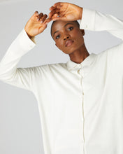 Load image into Gallery viewer, N.Peal Women&#39;s Superfine Cashmere Longline Shirt White
