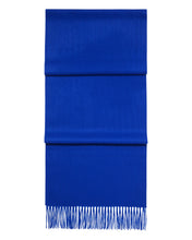 Load image into Gallery viewer, N.Peal Unisex Large Woven Cashmere Scarf Cobalt Blue
