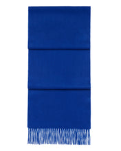 Load image into Gallery viewer, N.Peal Unisex Woven Cashmere Scarf Cobalt Blue
