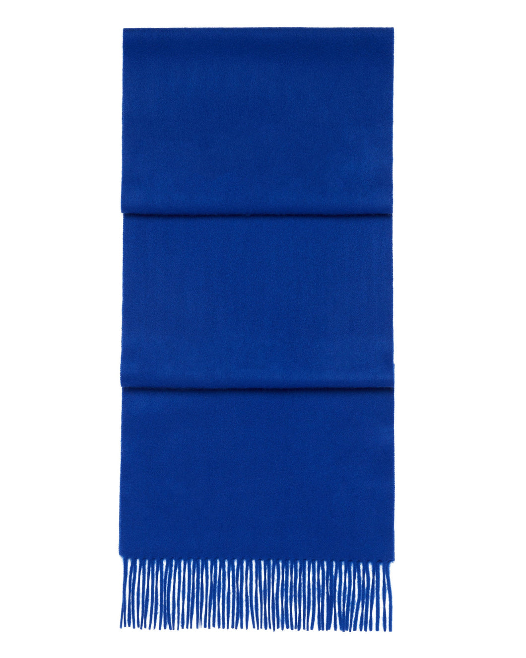 N.Peal Unisex Woven Cashmere Scarf Cobalt Blue