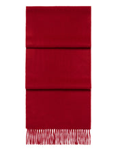 Load image into Gallery viewer, N.Peal Unisex Woven Cashmere Scarf Ruby Red
