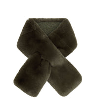 Load image into Gallery viewer, N.Peal Unisex Fur Neckwarmer Moss Green
