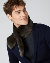 Load image into Gallery viewer, N.Peal Unisex Fur Neckwarmer Moss Green
