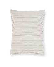 Load image into Gallery viewer, Ribbed Cashmere Cushion Snow Grey
