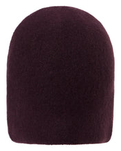 Load image into Gallery viewer, N.Peal Unisex Double Layer Cashmere Beanie Plum Purple
