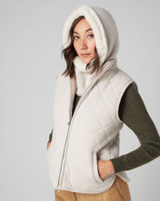 Load image into Gallery viewer, N.Peal Women&#39;s Fur Trim Ski Hood Snow Grey
