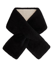 Load image into Gallery viewer, N.Peal Unisex Shearling Neckwarmer Heather Beige Brown
