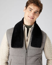 Load image into Gallery viewer, N.Peal Unisex Shearling Neckwarmer Moss Green
