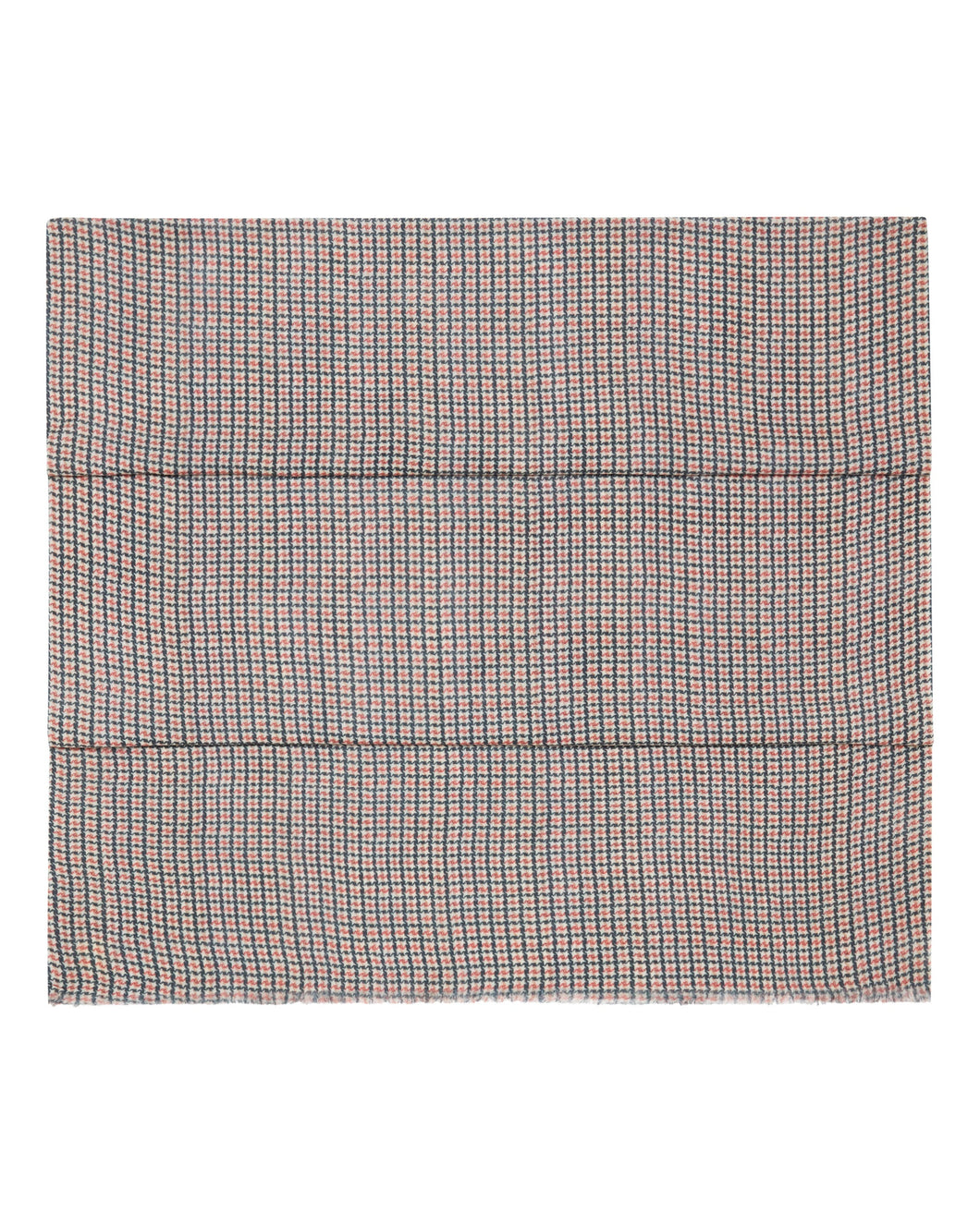 N.Peal Women's Small Houndstooth Cashmere Pashmina Print