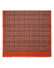 Load image into Gallery viewer, N.Peal Women&#39;s Burnt Orange Tile Cashmere Pashmina Orange
