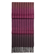 Load image into Gallery viewer, N.Peal Unisex Woven Check Cashmere Scarf Purple

