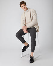 Load image into Gallery viewer, N.Peal Men&#39;s The Thames Cable Cashmere Jumper Heather Beige Brown
