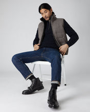 Load image into Gallery viewer, N.Peal Men&#39;s Fur Lined Gilet Taupe Brown

