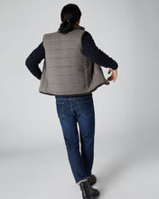 Load image into Gallery viewer, N.Peal Men&#39;s Fur Lined Gilet Taupe Brown
