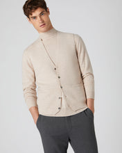 Load image into Gallery viewer, N.Peal Men&#39;s The Chelsea Milano Cashmere Waistcoat Heather Beige Brown
