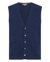 Load image into Gallery viewer, N.Peal Men&#39;s The Chelsea Milano Cashmere Waistcoat Imperial Blue
