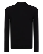 Load image into Gallery viewer, Men&#39;s Fine Gauge Cashmere Turtle Neck Jumper Black
