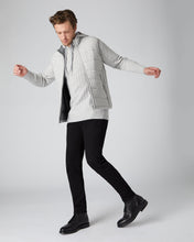 Load image into Gallery viewer, N.Peal Men&#39;s Cable Cashmere Hoodie Fumo Grey
