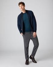 Load image into Gallery viewer, N.Peal Men&#39;s Fine Gauge Cashmere Round Neck Jumper Lapis Blue
