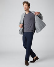 Load image into Gallery viewer, N.Peal Men&#39;s Baby Cashmere V Neck Jumper Dark Grey
