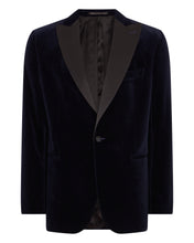 Load image into Gallery viewer, Men's Woven Tux Jacket Midnight Navy Blue
