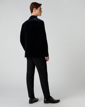 Load image into Gallery viewer, Men's Woven Tux Jacket Midnight Navy Blue
