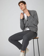 Load image into Gallery viewer, N.Peal Men&#39;s Full Button Cashmere Jumper Elephant Grey
