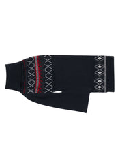 Load image into Gallery viewer, N.Peal Christmas Cashmere Dog Jumper Navy Blue
