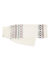 Load image into Gallery viewer, N.Peal Christmas Cashmere Dog Jumper New Ivory White
