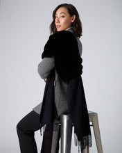Load image into Gallery viewer, N.Peal Women&#39;s St Moritz Fur Neck Scarf Black
