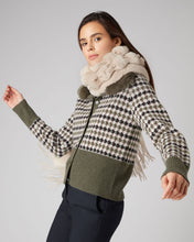 Load image into Gallery viewer, N.Peal Women&#39;s Rabbit Fur Scarf Heather Beige Brown
