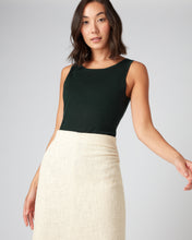 Load image into Gallery viewer, N.Peal Women&#39;s Superfine Cashmere Shell Top Midnight Green
