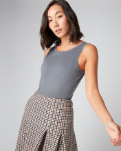 Load image into Gallery viewer, N.Peal Women&#39;s Superfine Cashmere Shell Top Steel Grey
