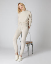 Load image into Gallery viewer, N.Peal Women&#39;s Plain Cashmere Lounge Trousers Ecru White
