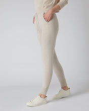 Load image into Gallery viewer, N.Peal Women&#39;s Plain Cashmere Lounge Trousers Ecru White
