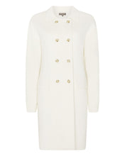 Load image into Gallery viewer, N.Peal Women&#39;s Double Breasted Cashmere Coat New Ivory White
