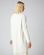 Load image into Gallery viewer, N.Peal Women&#39;s Double Breasted Cashmere Coat New Ivory White
